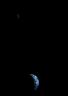 Earth and the moon