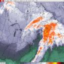 Satellite image of the Dec 16 Winterstorm of 2007